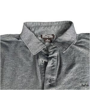 Michael Kors Gray Short Sleeve Polo Golf Men's Shirt XL